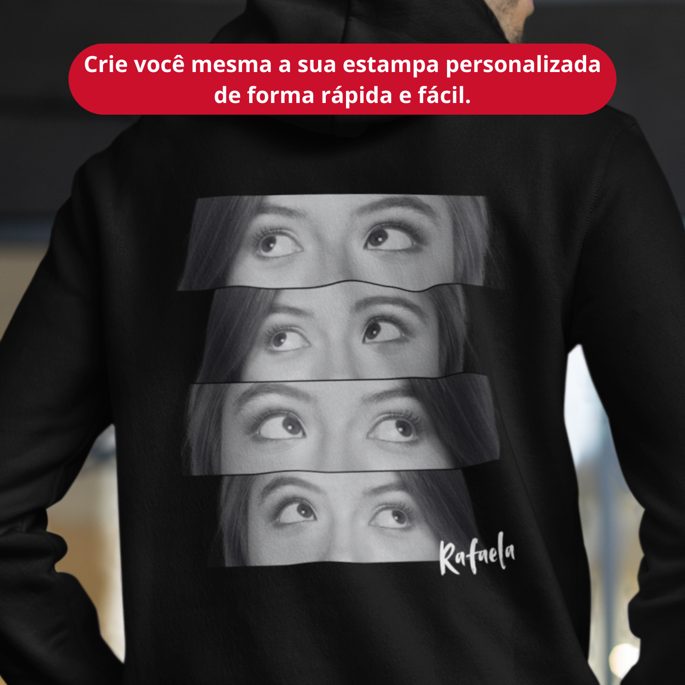 Hoodie Personalizado "4 olhares"