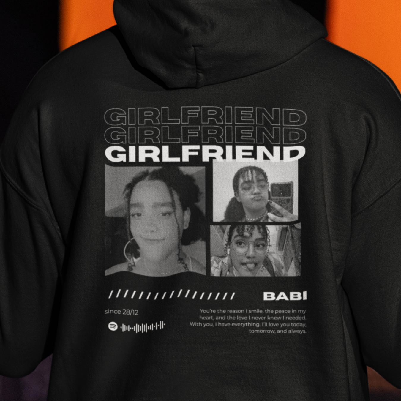 Sudadera personalizada "Novia"