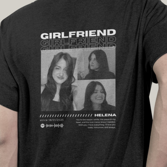 T-Shirt Personalizada "Girlfriend"